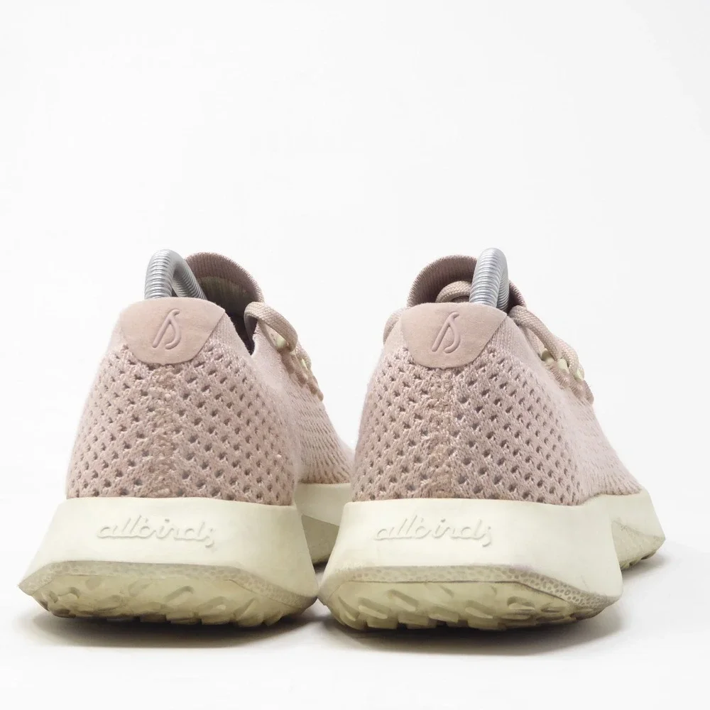 Allbirds Mens Tree Dasher 2 Sneakers Pink Knit Lace Up Shoes Size 9 - Picture 6 of 10